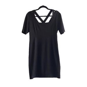 Black Reiss starlet bodycon dress